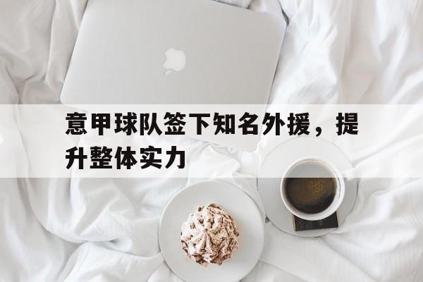 意甲球队签下知名外援，提升整体实力